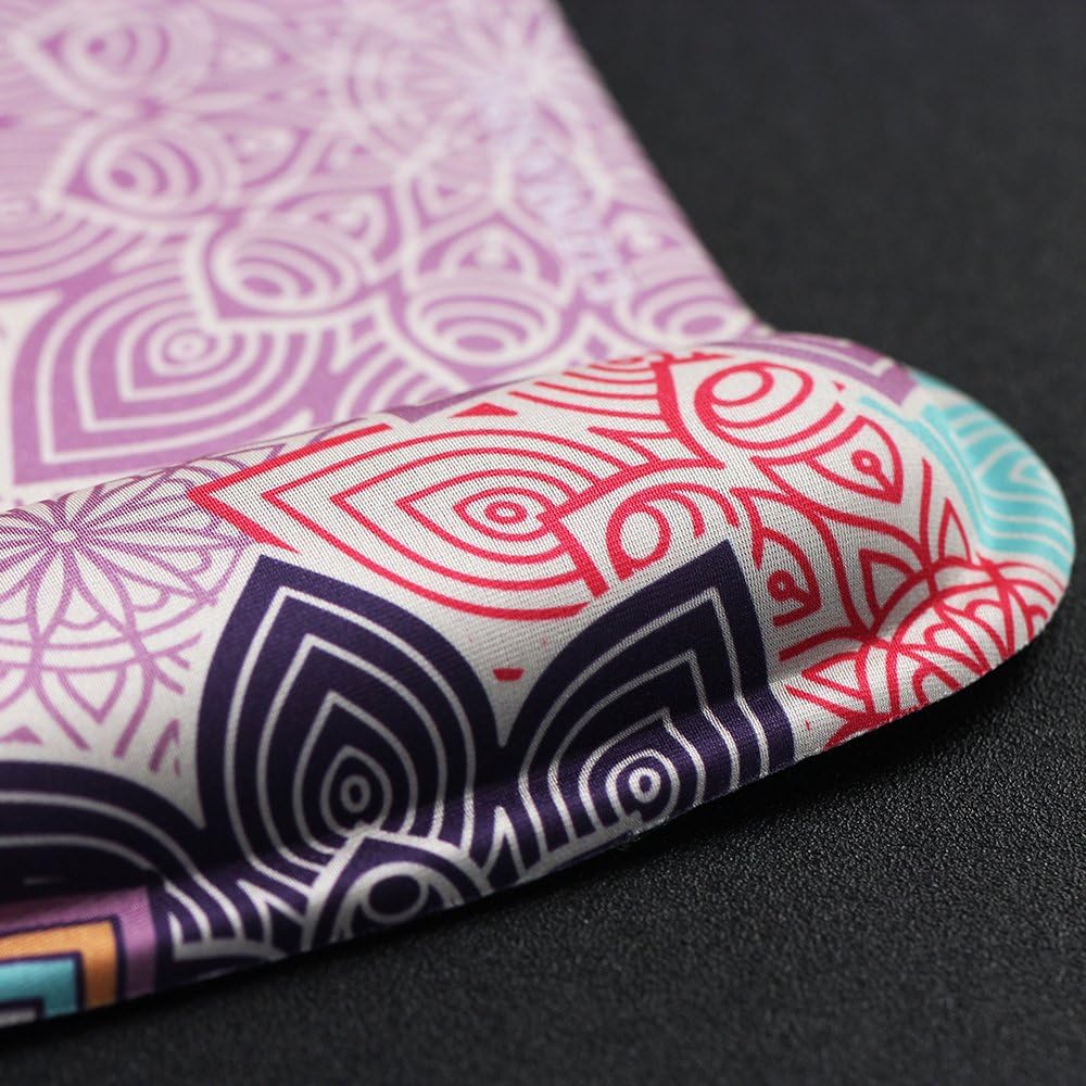 Cheliz Memory Foam Mouse Pad Mat with Wrist Rest(Colorful Petals)