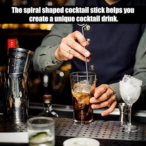 Miniatura 5 de Palitos de miel, 5 unidades de acero inoxidable con peine de miel, cucharas pequeñas de miel para tarro de miel, dispensar miel (plateado)