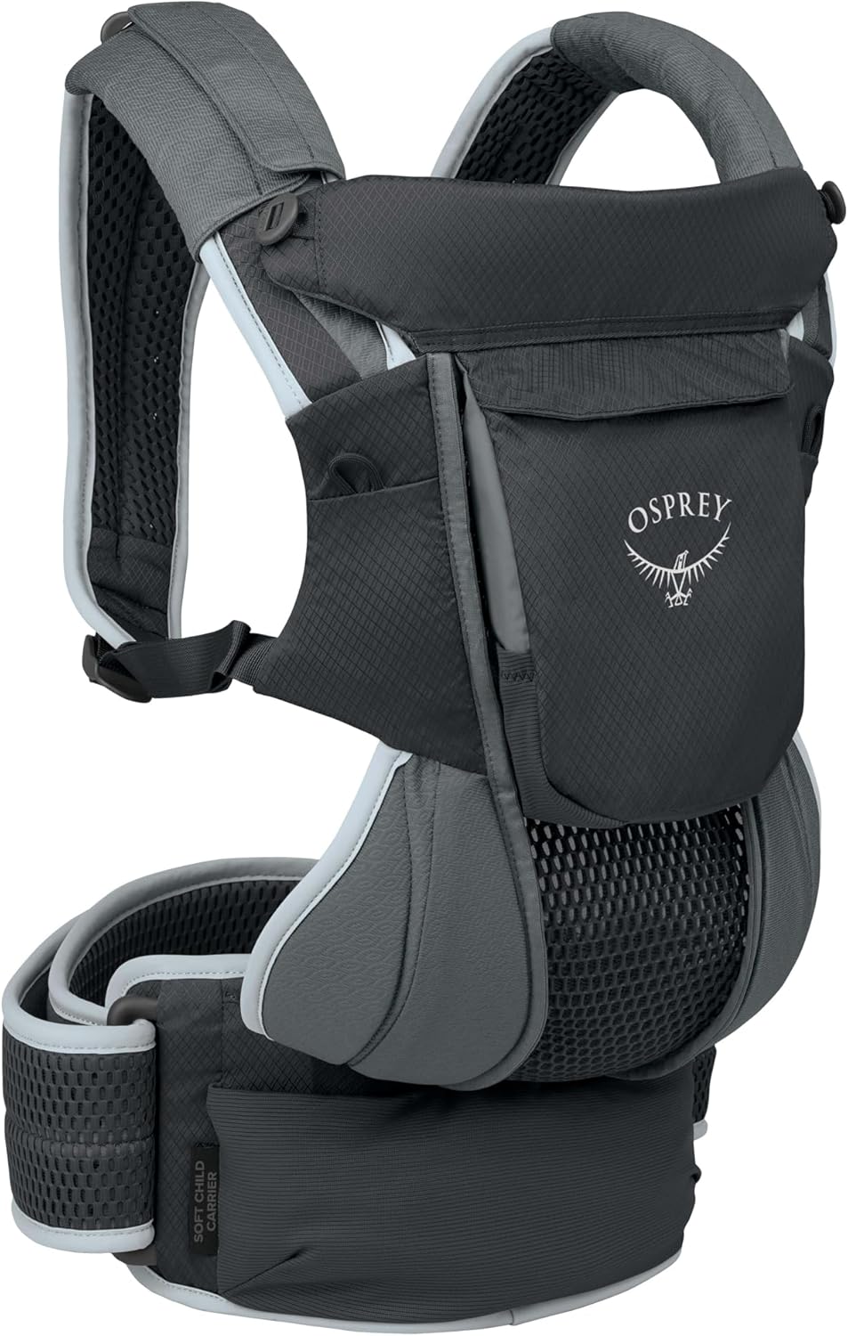Osprey Poco Soft Baby Carrier: Ergonomic Newborn to Toddler Sling with 3 Positions, UPF 50 Sunshade & Breathable Mesh