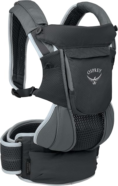 Osprey Poco Soft Child Carrier pour nouveau-né à Toddler avec 3 positions de transport, noir