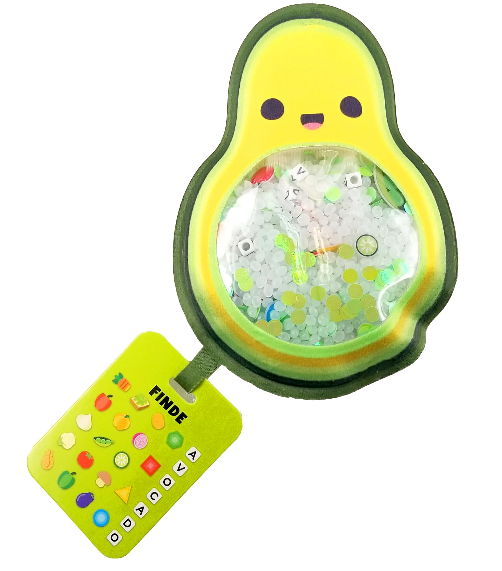 Bauer Spielwaren Bizyboo - Avocado: Borsa occupazionale con Oggetti nascosti, Ricerca nascondiglio, Divertimento per Bambini dai 3 Anni di età (21006)
