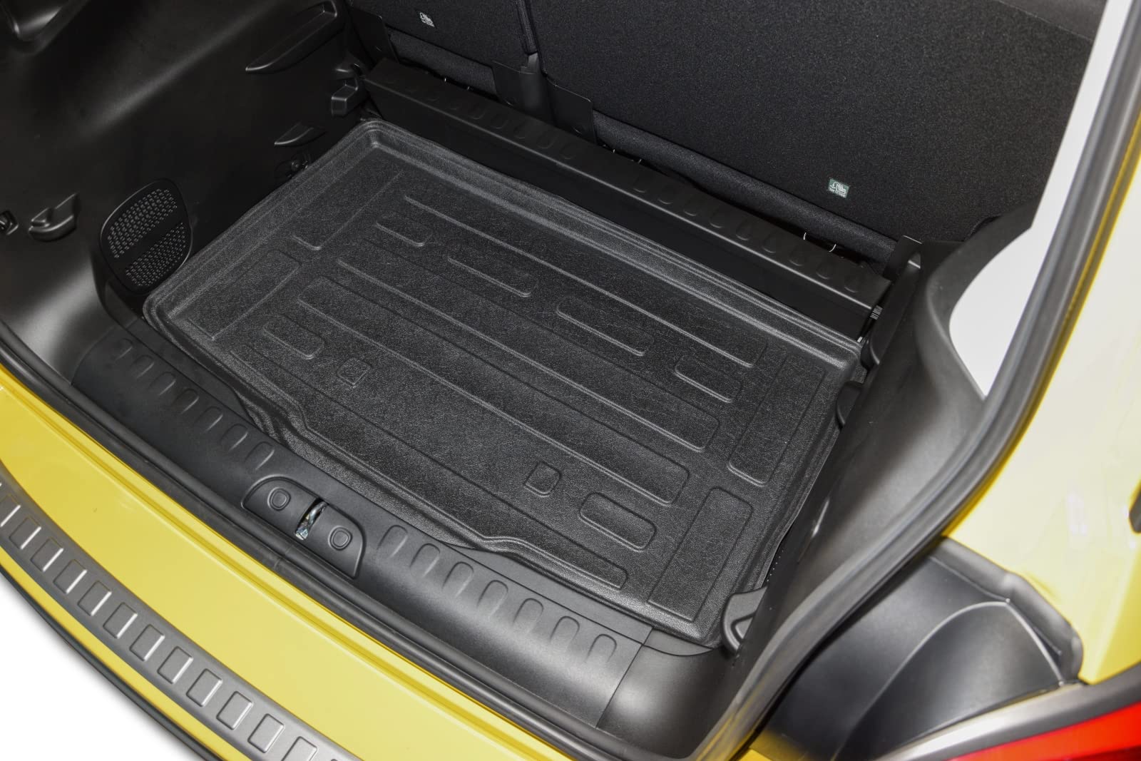 SCOUTT Vasca Bagagliaio per Fiat 500L 2012-2022, in TPE su Misura, Proteggi Baule con Bordo Alto 4 cm, Antiscivolo, Inodore