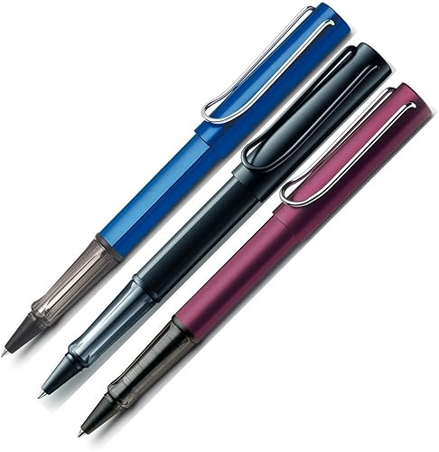 Miniatura 7 de Lamy Unisex AL Star Bolígrafo Rollerball Aluminio - Morado Oscuro