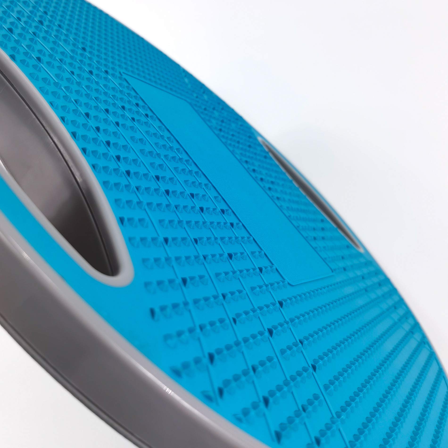 Rebecca Mobili Balance Board, Pedana Propriocettiva, Azzurro Grigio, Plastica Antiscivolo, Per Fisioterapia Allenamento Equilibrio - Misure: 9,5 x 42 x 42 cm (HxLxP) - Art. SP5059