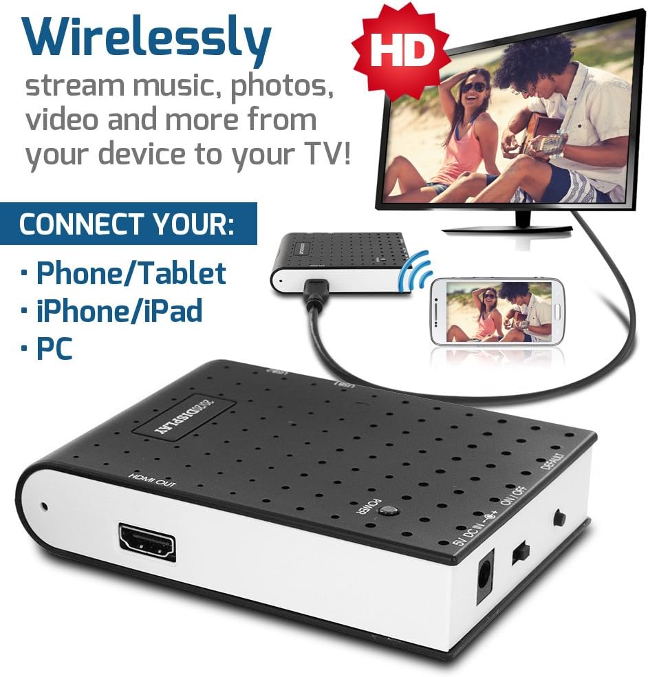 YFi2TV Network Audio/Video Player - Wi-Fi