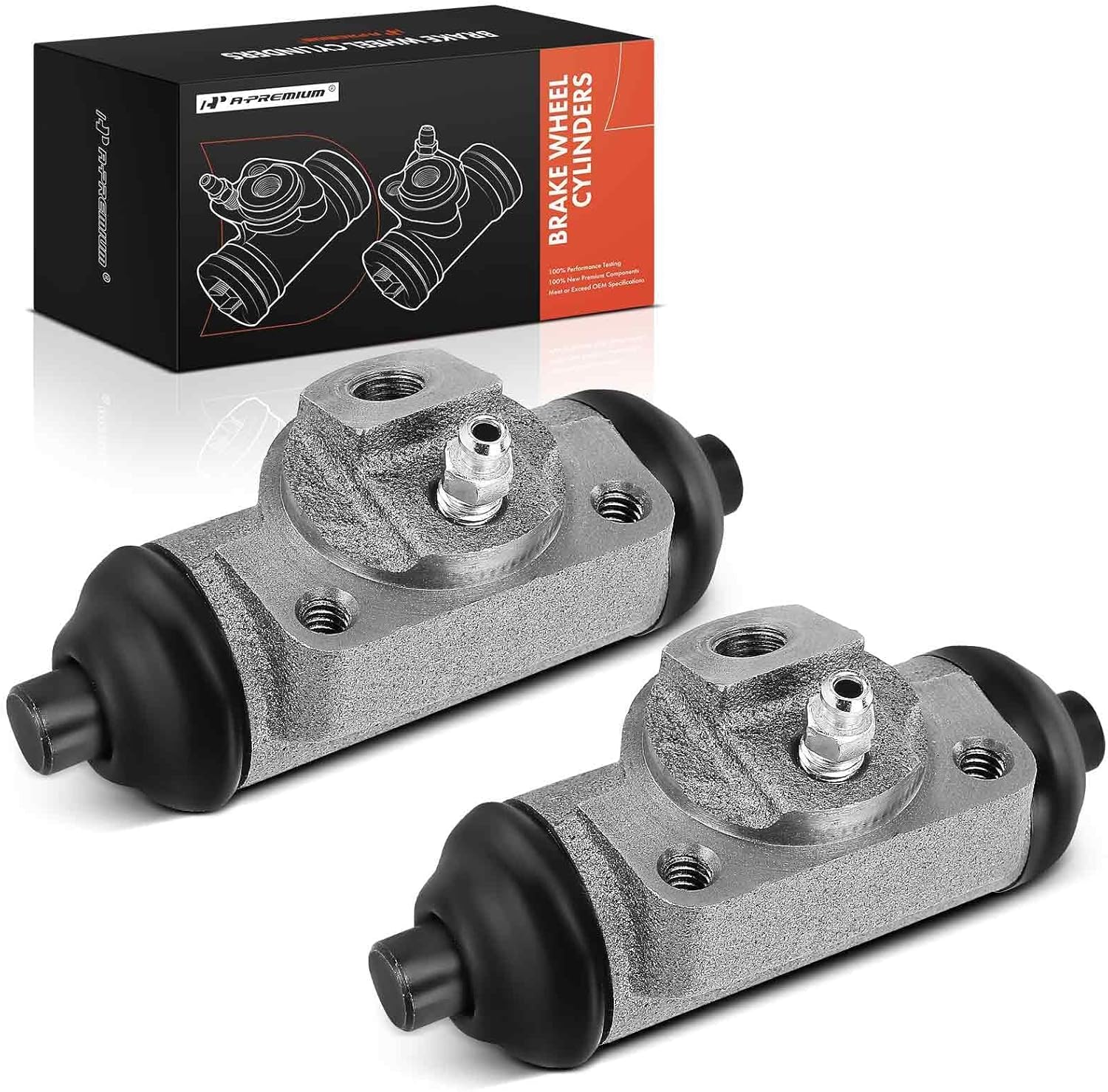 A-Premium Rear Driver & Passenger Side Drum Brake Wheel Cylinder Compatible with Select Chevrolet and GMC Models - Blazer 1995-1999, Astro 1990-2002, S10 2003-2004, Jimmy, Safari, Sonoma, 2-PC Set