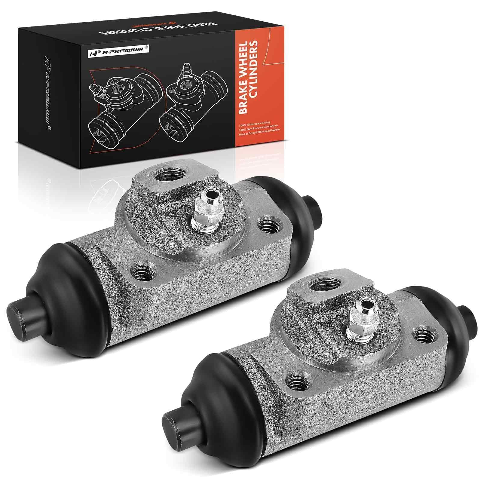 A-Premium Rear Driver & Passenger Side Drum Brake Wheel Cylinder Compatible with Select Chevrolet and GMC Models - Blazer 1995-1999, Astro 1990-2002, S10 2003-2004, Jimmy, Safari, Sonoma, 2-PC Set