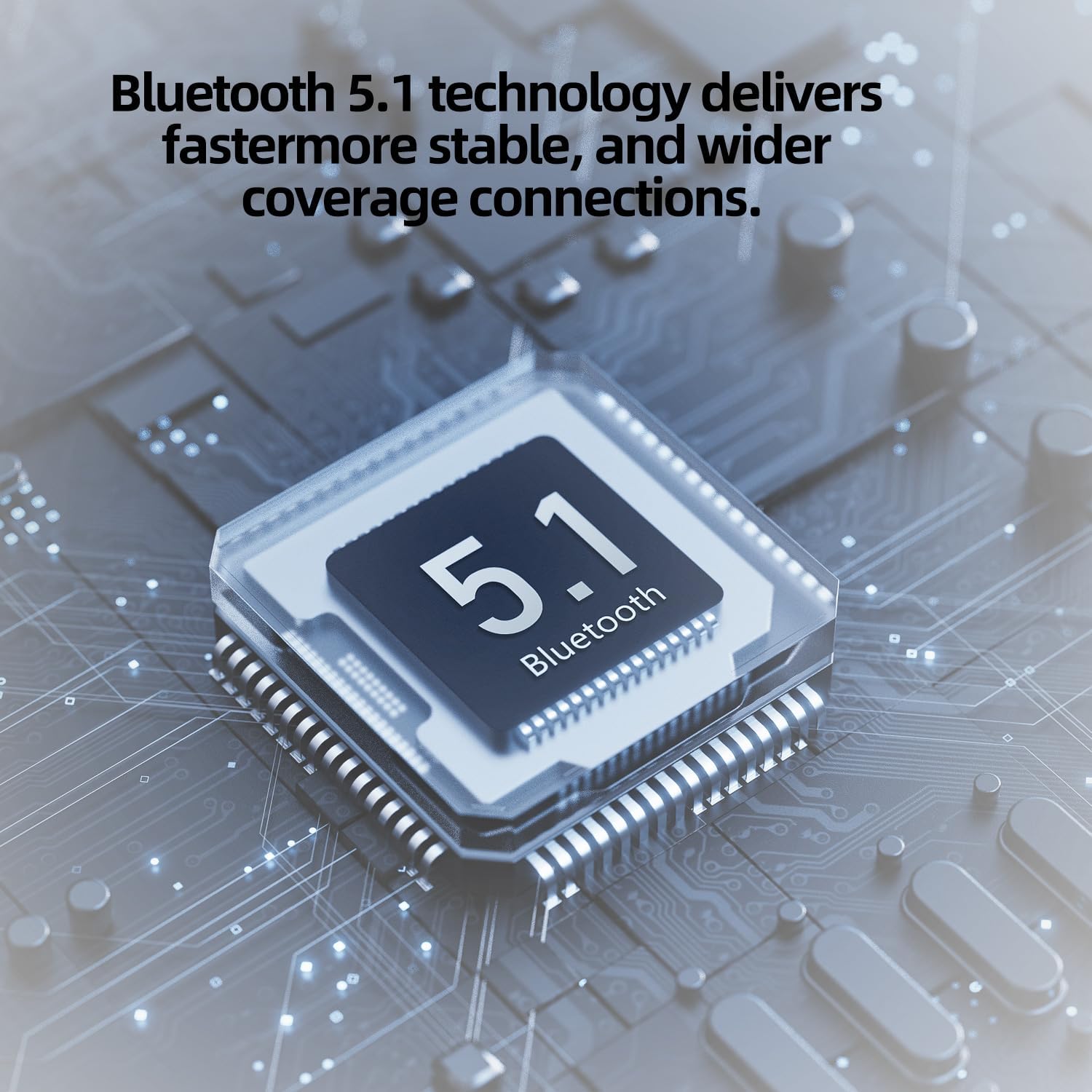 Bluetooth Headphones Neckband, Retractable Headset Wireless Sports Earbuds Noise Cancelling Stereo Earphones with Microphone, IPX5 Sweatproof, Compatible with iPhone Android (Black) - Image 5