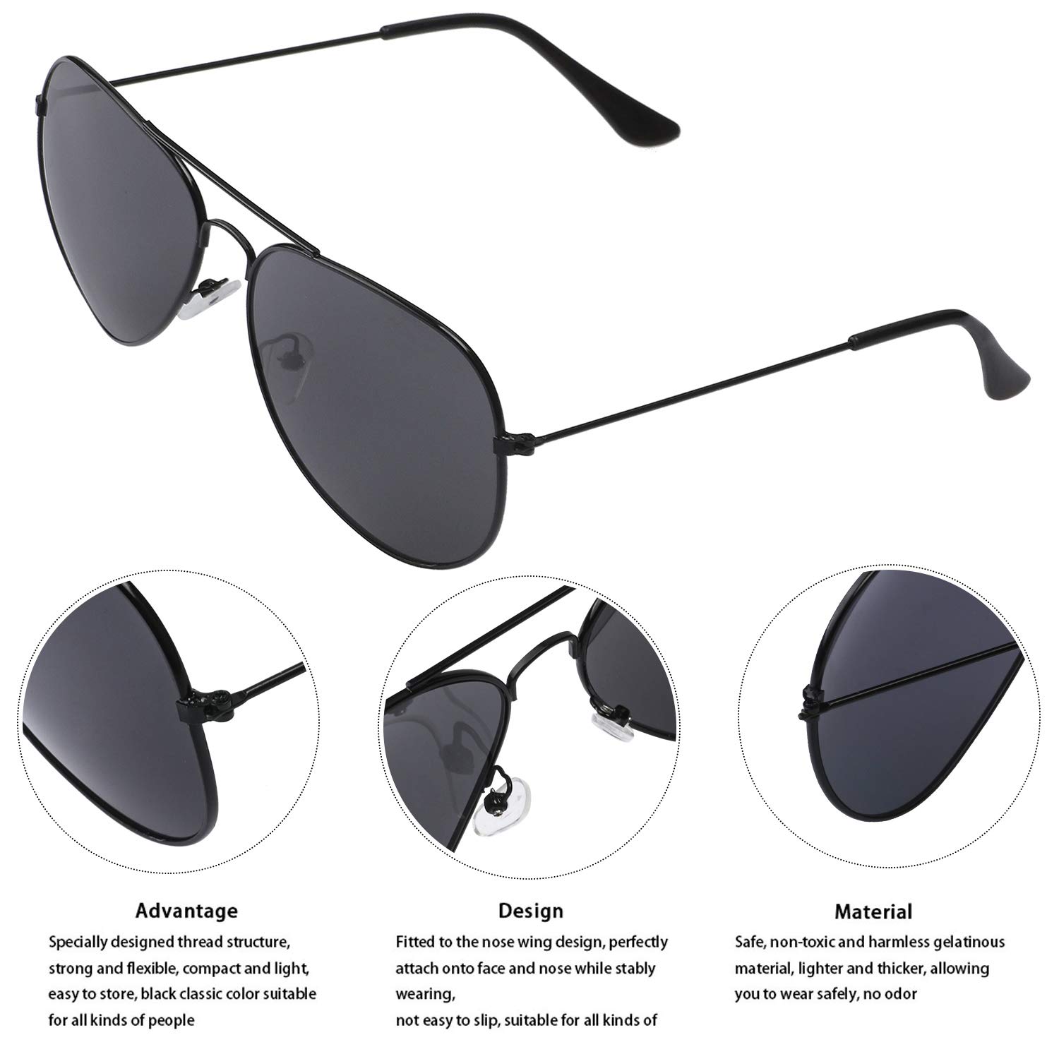 Polizei Verkleidung Set – Hut, Sonnenbrille, Abzeichen Für Kostüm-Partys