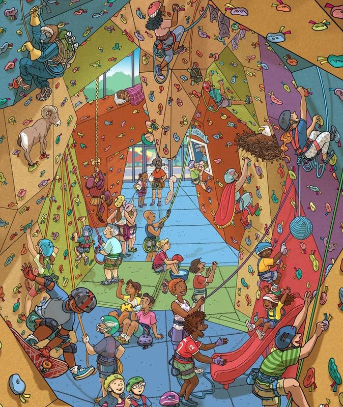 Jigsaw Puzzle for Adults, Indoor Rock Climbing Challenging Educational Fun Family Activities Games Toys Gifts Wooden Puzzles 1000 Piece