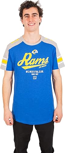 Miniatura 28 de Ultra Game NFL - Camiseta raglán de manga corta para hombre