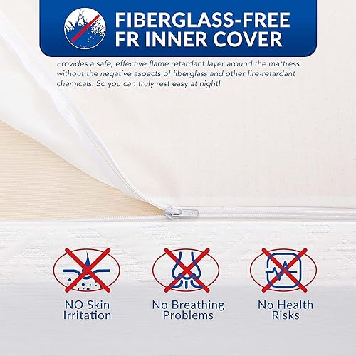 Miniatura 3 de MLILY Colchón Queen de espuma viscoelástica de 8 pulgadas, colchón de té verde tamaño Queen en una caja, colchón de firmeza media Queen para aliviar