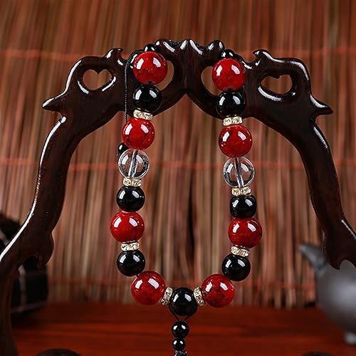 Miniatura 5 de LSCZSLYH Adornos de automóvil con cuentas de Brave Troops para espejo retrovisor interior de automóvil, decoración de puestos colgantes (nombre del