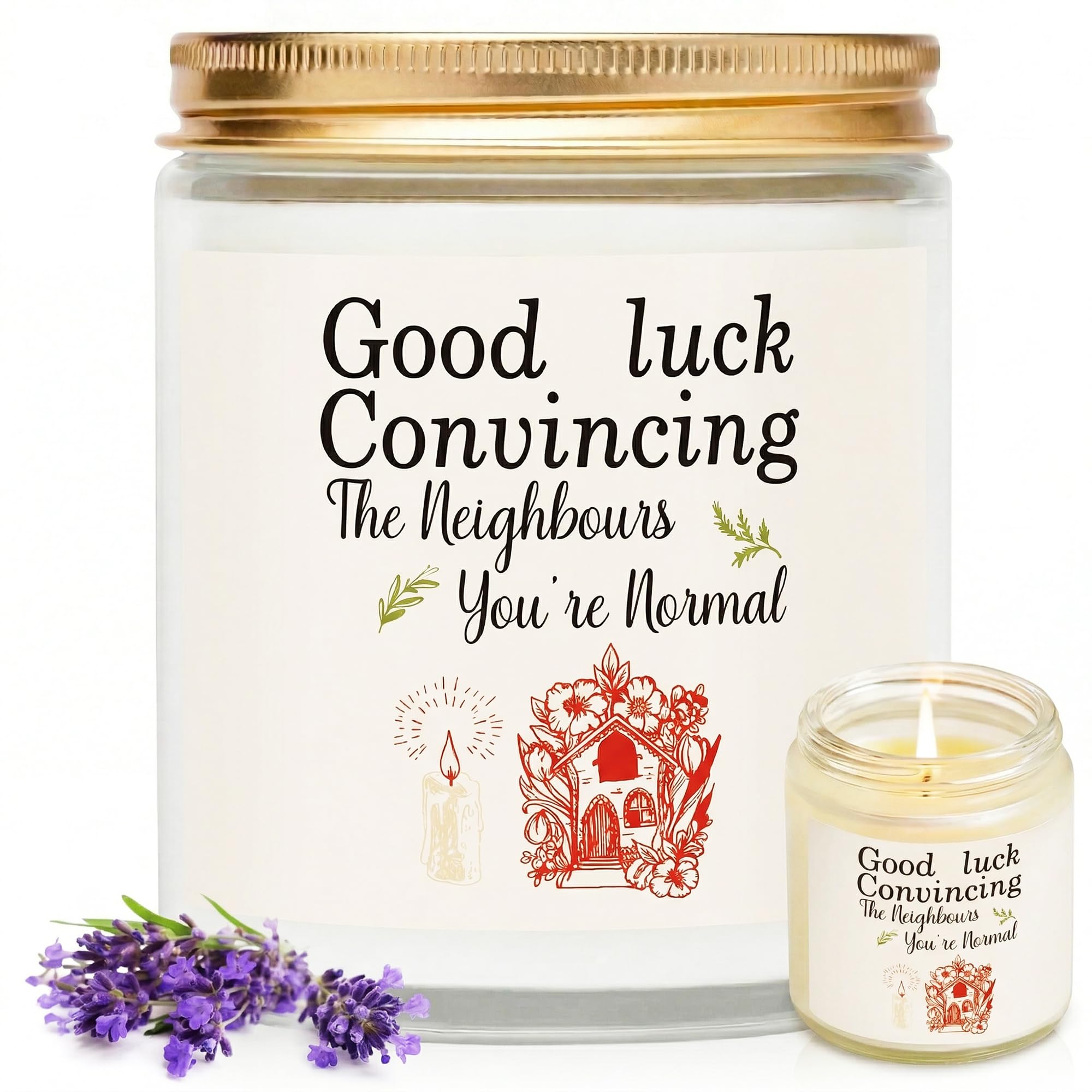 House Warming Gifts New Home, New Home Gifts idea, Unique House Decor Present for Women Couple Friend Neighbor - Funny Apartment Essentials, Best Housewarming Gift 2026, Funny Scented Candle