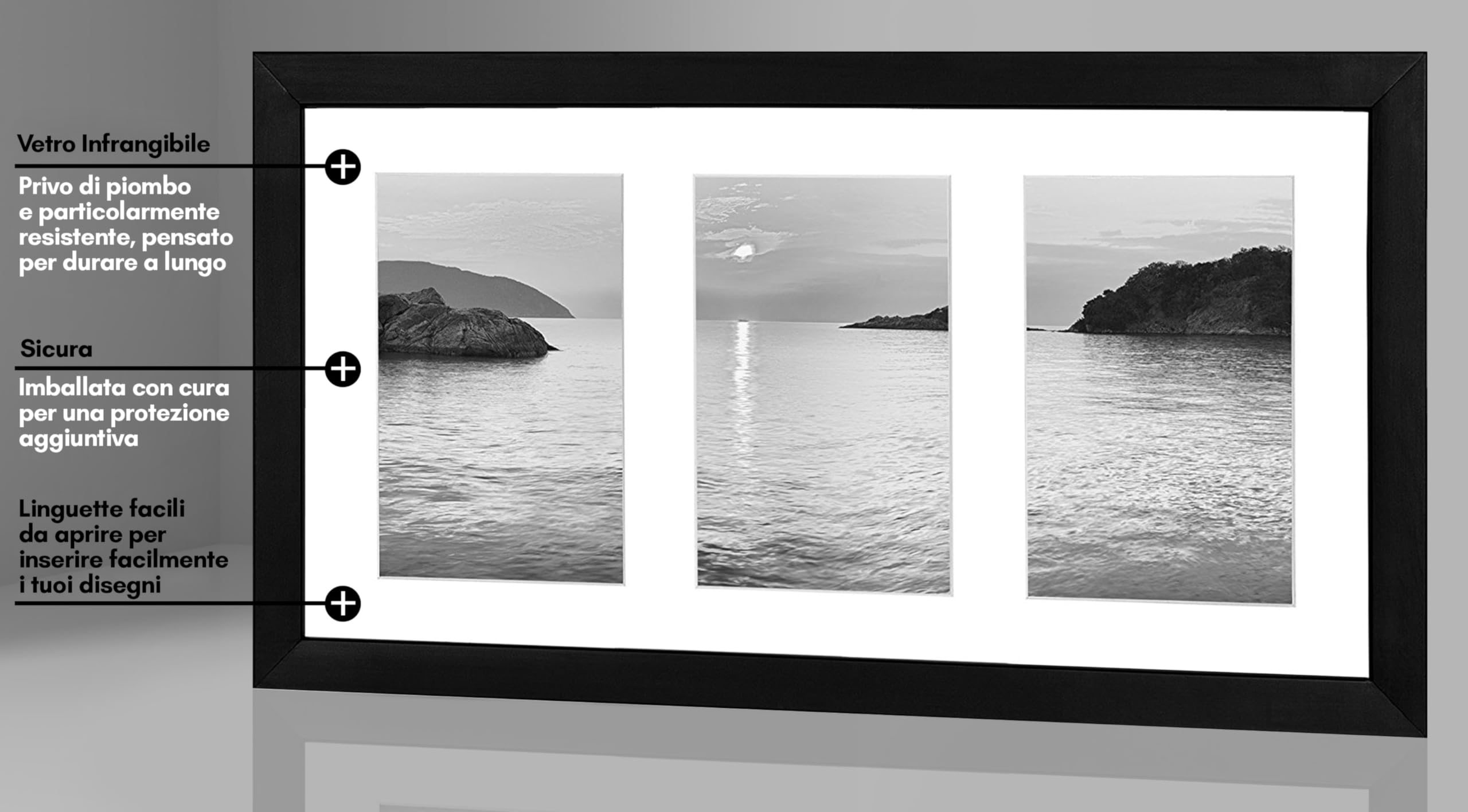 Americanflat Cornice per foto da 10 x 15 cm, da utilizzare come cornice