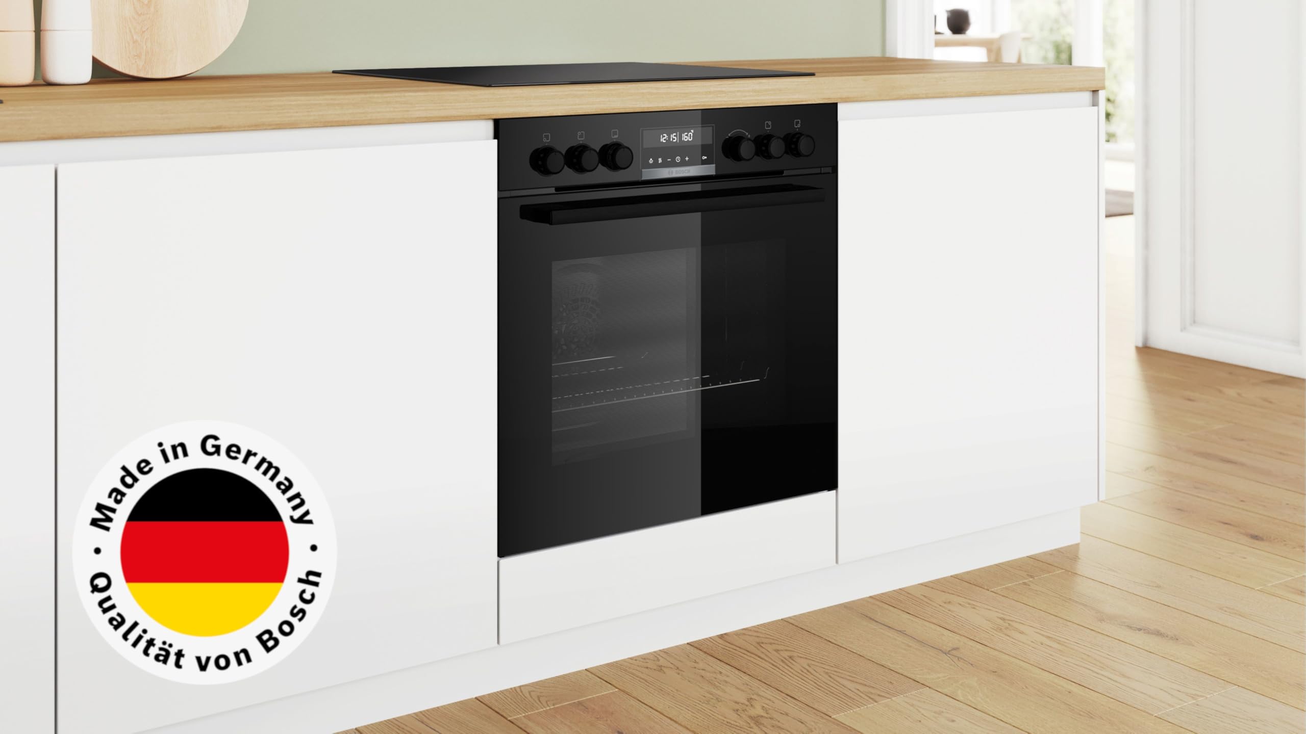 Bosch HND679LS62 Einbauherd HEG578BB4 Induktionskochfeld NXX675CB5E