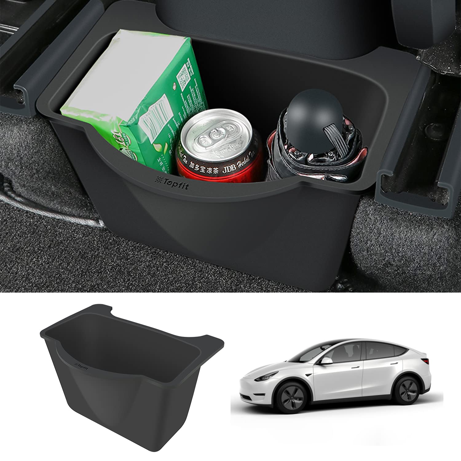 Buy ToptreeEV Tesla Model Y Rear Center Console Organizer 2023 2022