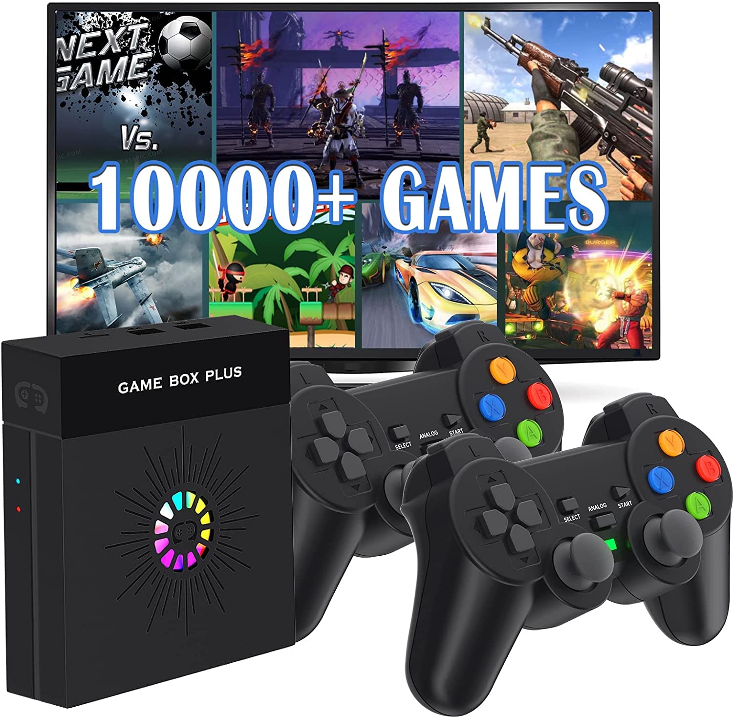 Consola de Juegos Retro, Super Game Box, integrada en más de 10000 Juegos clásicos 2D/3D, Salida HD 4K, Consola de Juegos Plug and Play, Compatible con 25 emuladores de Juegos, Adecuado para el hogar