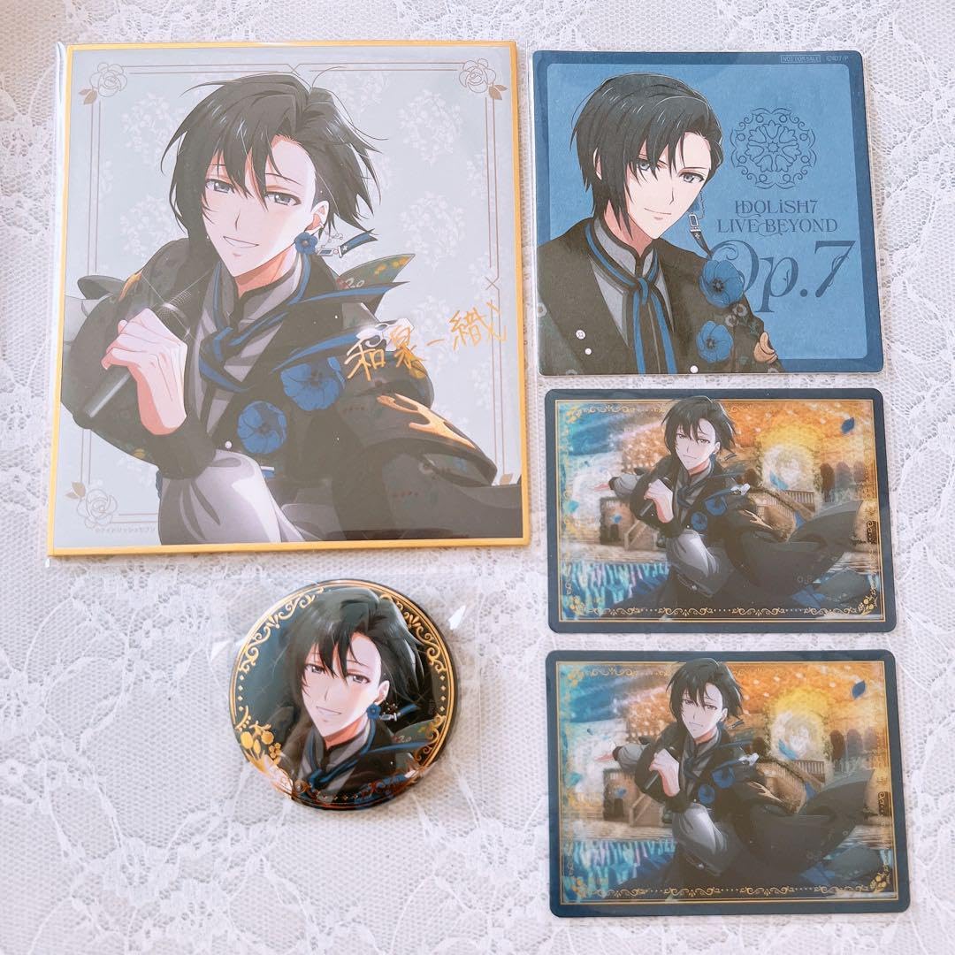 Amazon.co.jp: アイナナ 和泉一織 オプナナ 衣装展 ミニ色紙 缶バッジ 