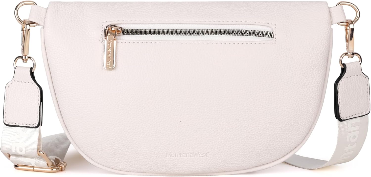 Montana West Crossbody Bags for Women Bum Bag Sling Purse with Adjustable Strap
