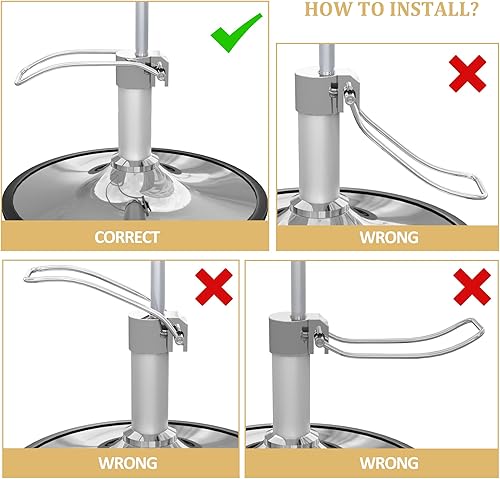 Miniatura 12 de KIGOTY Silla de salón para estilista, silla reclinable con bomba hidráulica, sillas giratorias de 360 grados con reposapiés y reposacabezas