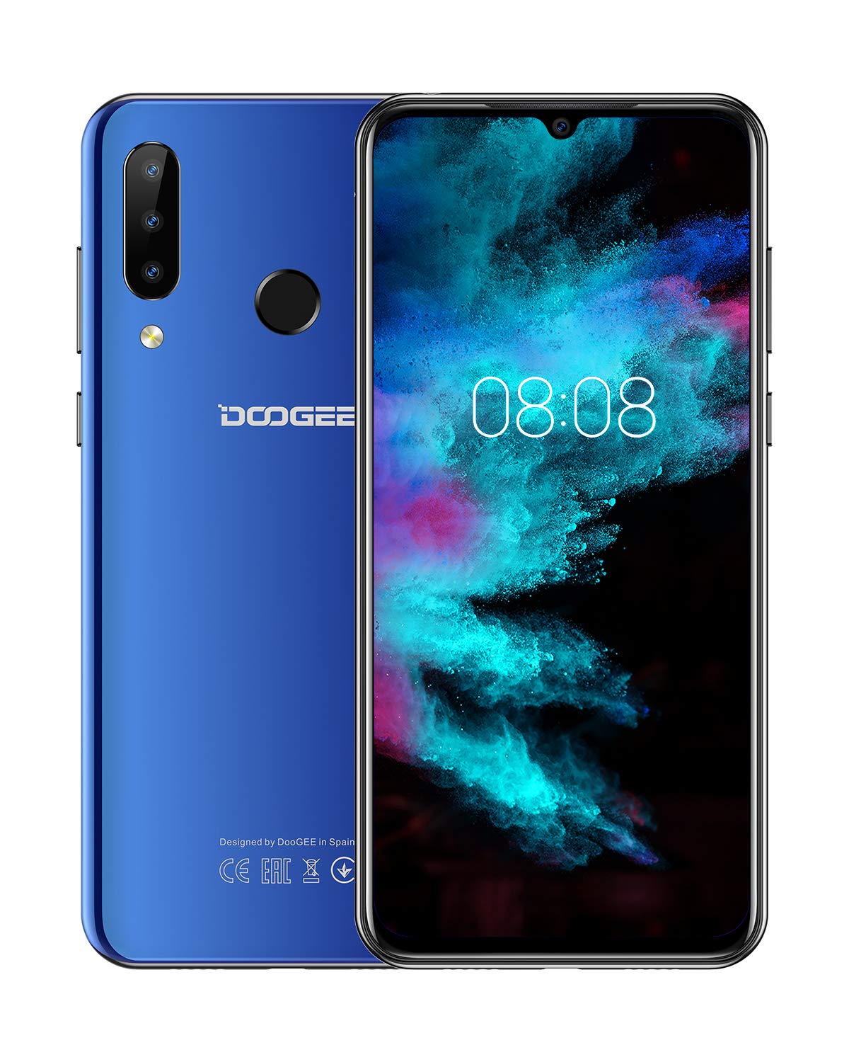 mobile phone doogee n20 6.3 inch fhd 4gb 64gb blue