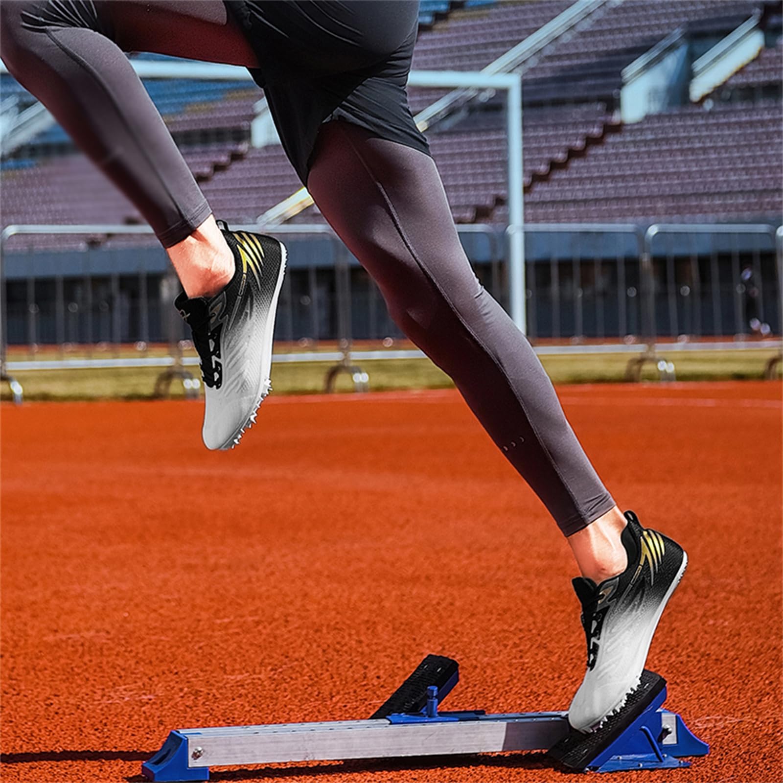 Chaussures D'athlétisme Hommes Femmes Course sur Piste Saut Baskets Enfants Garçons Et Filles Chaussures De Sport À Pointes