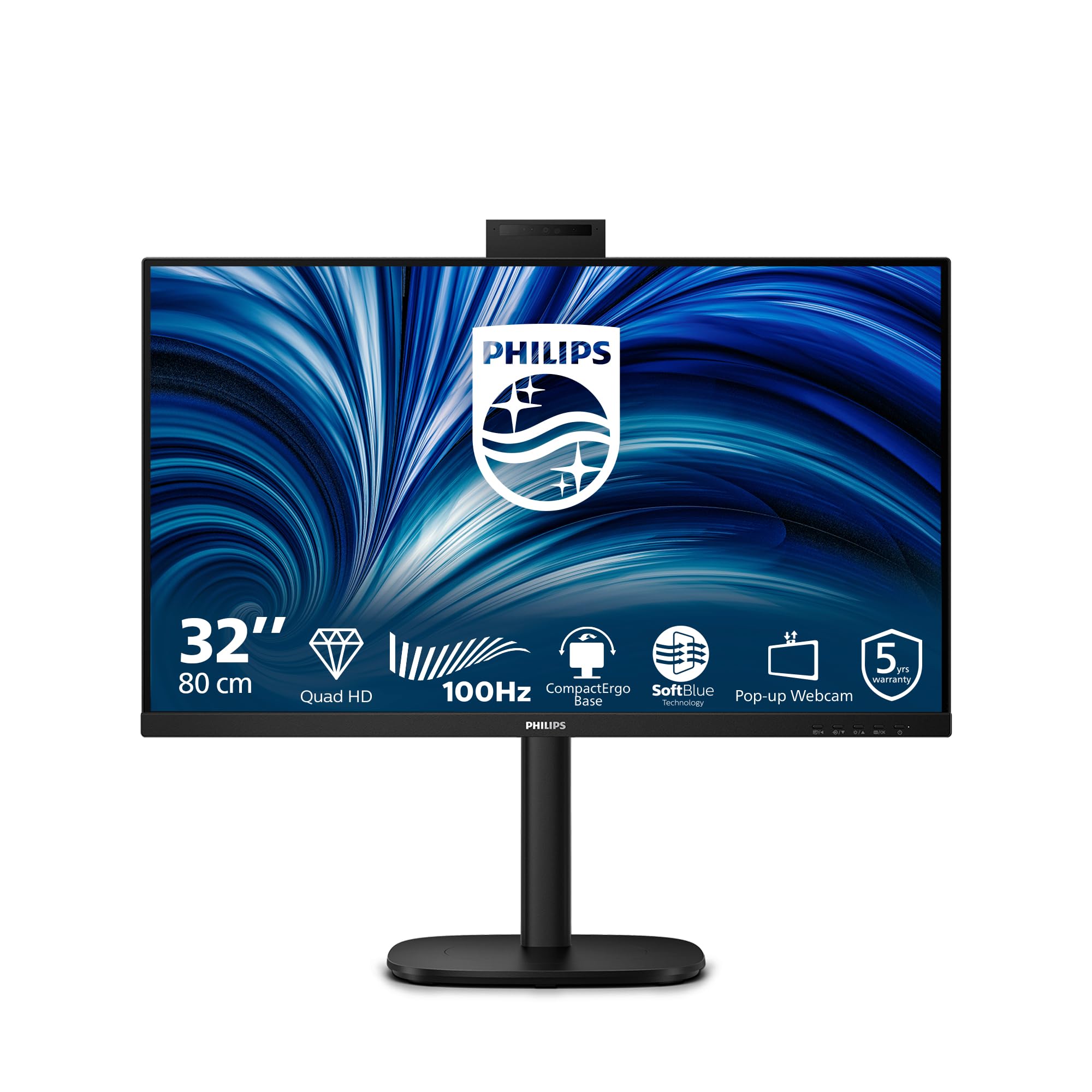 Philips Black 3000 Series 32B2u3601h/00 Computer Monitor 80 Cm (31.5")