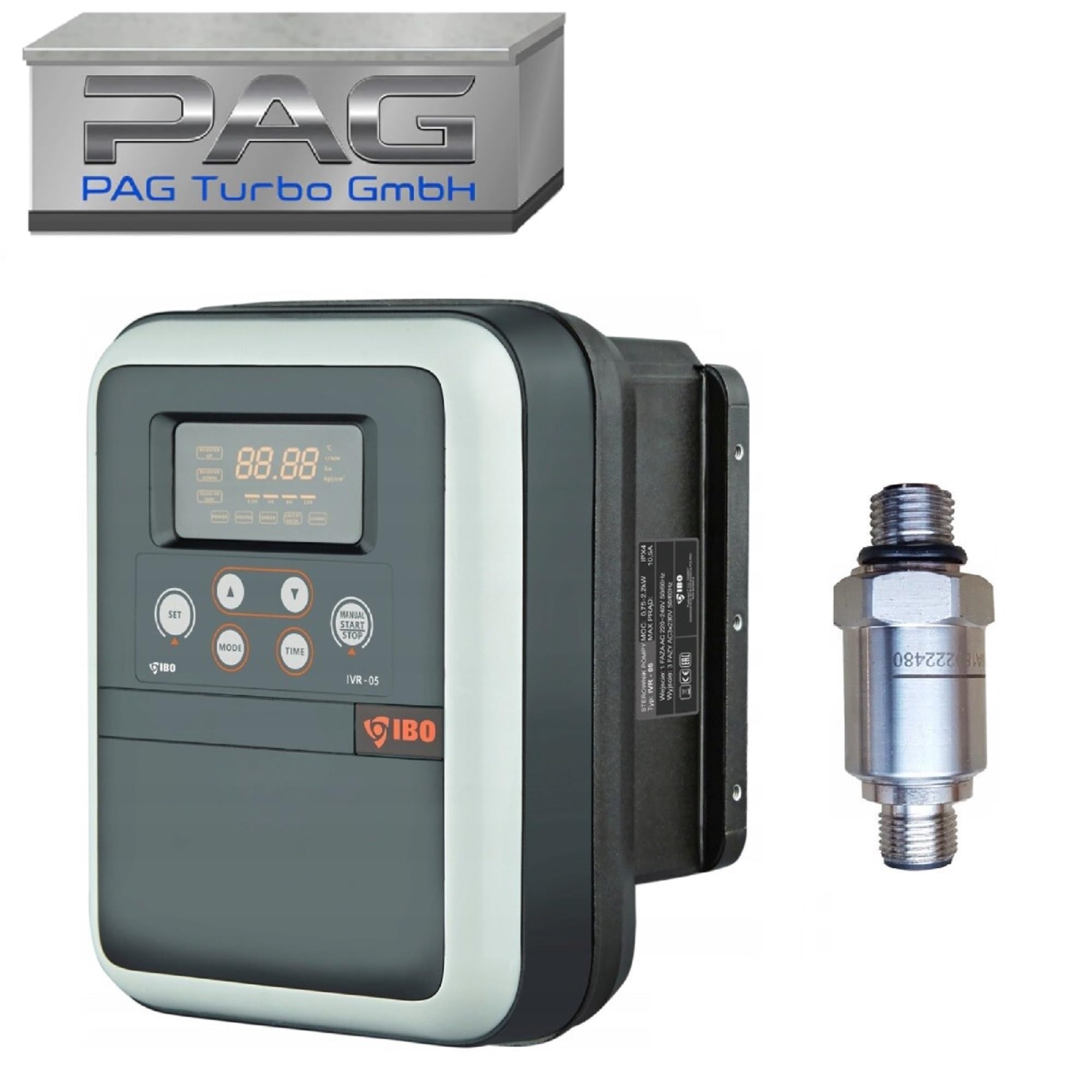 Inteligente Pumpensteuerung Inverter IVR-05 für Tiefbrunnenpumpe, Gartenpumpe Wasserpumpe 0,75kW bis 2,2kW - 230V