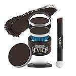 SEVICH Magnetic Hairline Powder with Brush | Refillable Root Touch Up for Sparse Hairlines & Gray Coverage | Waterproof, Sweat-Proof & Smudge-Proof | Natural & Invisible Hair Concealer (Med Brown)