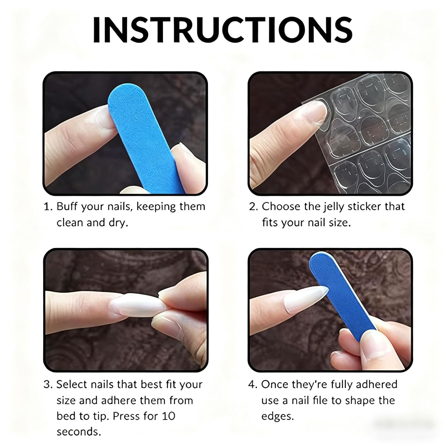 Halloween Press on Nails 3D Dragon Claw Design,Reusable Gothic Fake Nails with Eagle & Cat Claw Art,Glossy Long Stiletto Press on Nails for Women (Style 4,L)