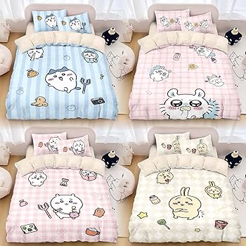 Amazon.co.jp: ちいかわ 寝具カバーセット うさぎ ハチワレ
