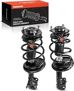 A-Premium Front Complete Strut Assemblies with Coil Springs, Set of 2