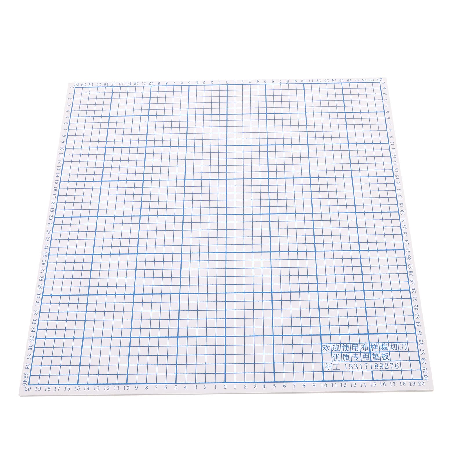 Tappetino da Taglio in Pvc 40x40cm per Uso in Studio Superficie di Taglio di Precisione e Design Portatile per Lavori di Cucito e Sartoria