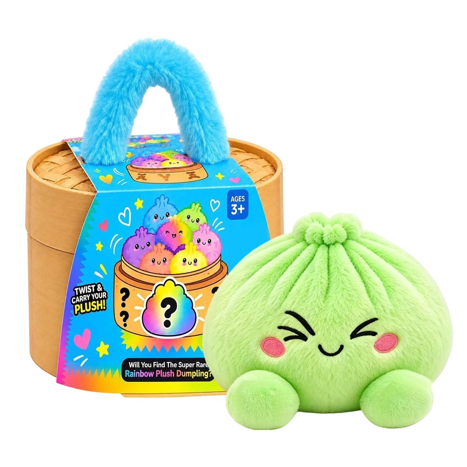 Giant Dumpling Squishy 2026 Squishy Dumpling Cute Plush Giant Squishys Mystery Dumplings Christmas Halloween Dumplings Squishies Toys Large Rainbow Adult Fidget Buns Blind Box Toys
