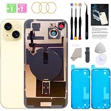 Back Glass Replacement for iPhone 15 with Repir Tools Yellow