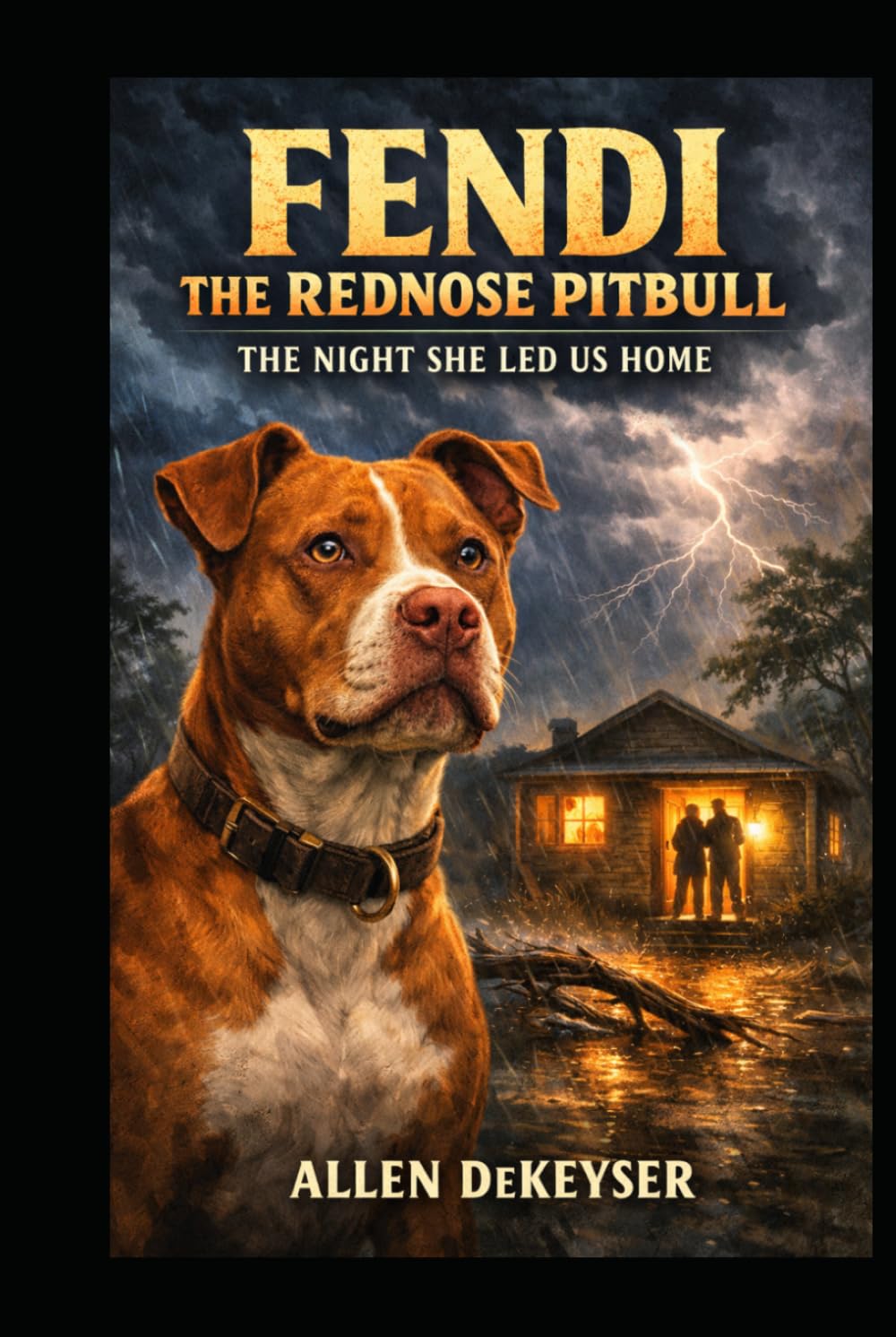 Fendi the Rednose Pitbull: The Night She Led Us Home Book 5 (The Heart of Fendi Series)