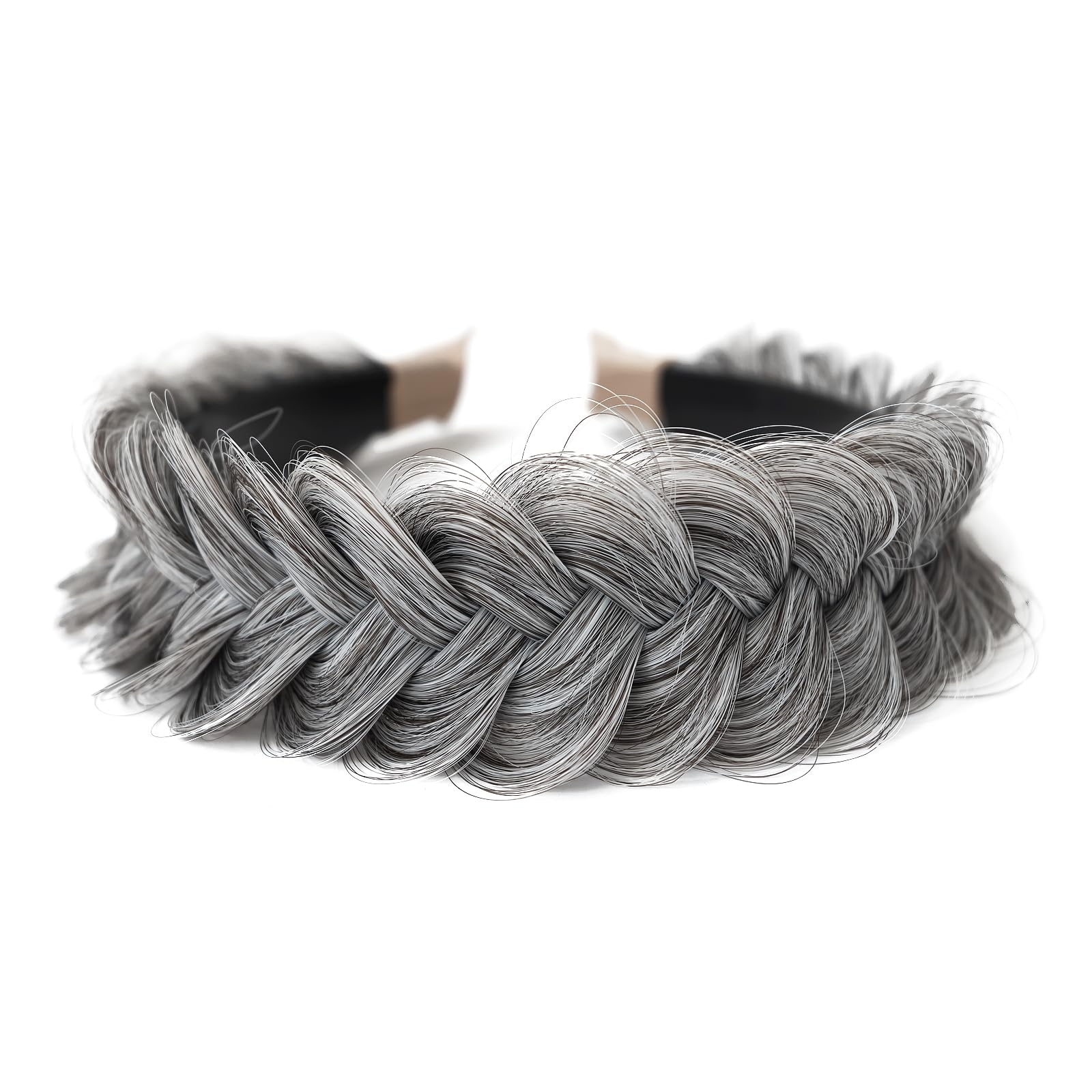 STHEJFB Wide Braided Headband Hoop Fashion Hair Accessories Elastic Non-slip Band for Women and Girl (A1003)