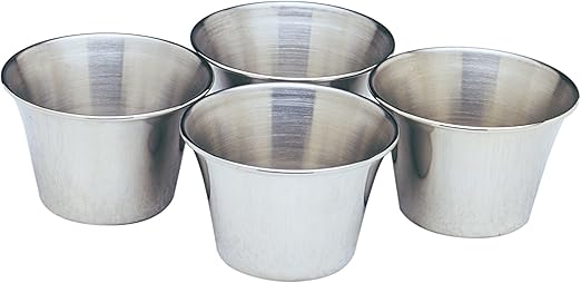 Norpro Stainless Steel Sauce Cups, Set of 4