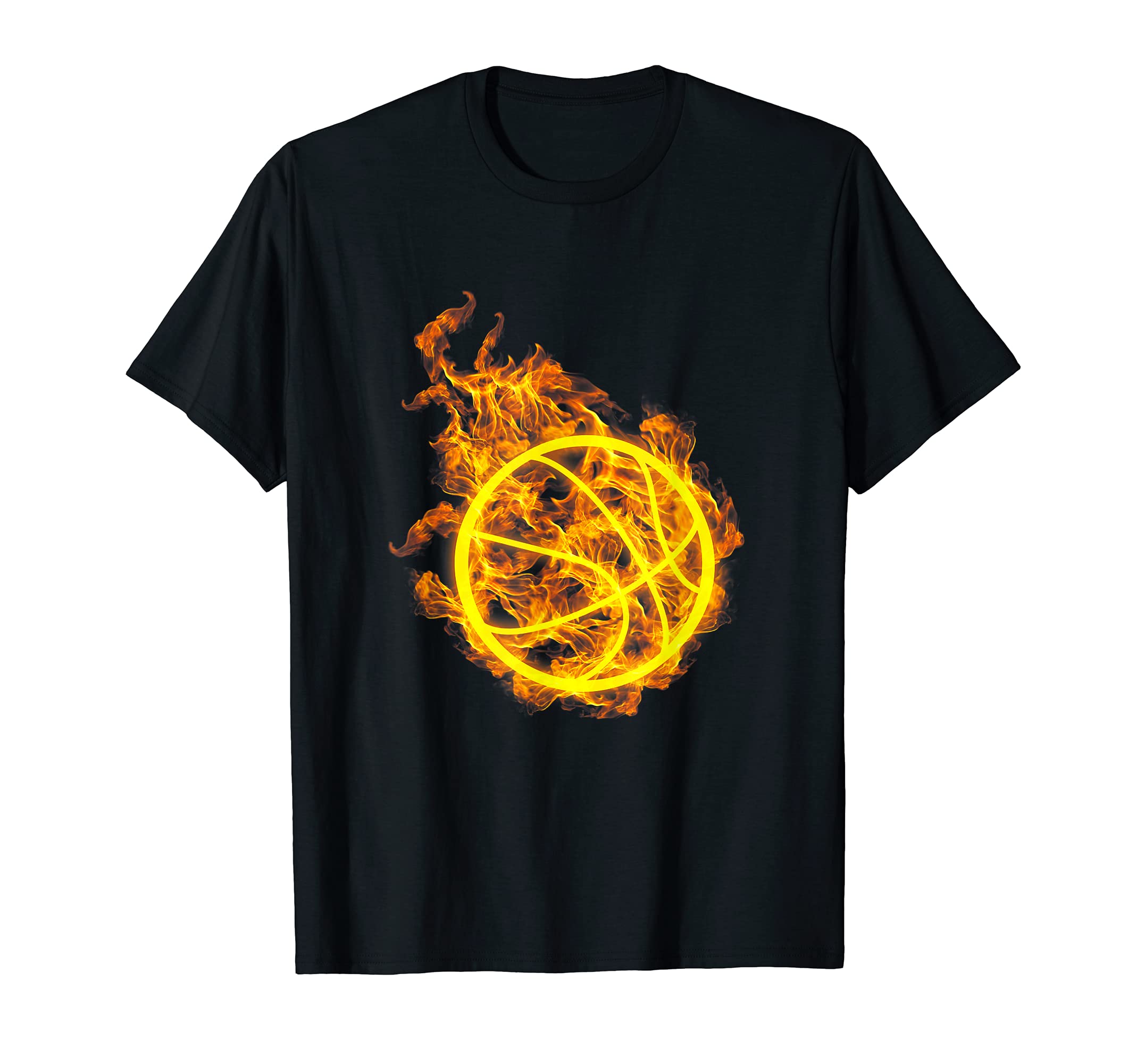 Fire Basketball Lover Basketball Player T-ShirtOEKO-TEX STANDARD 100