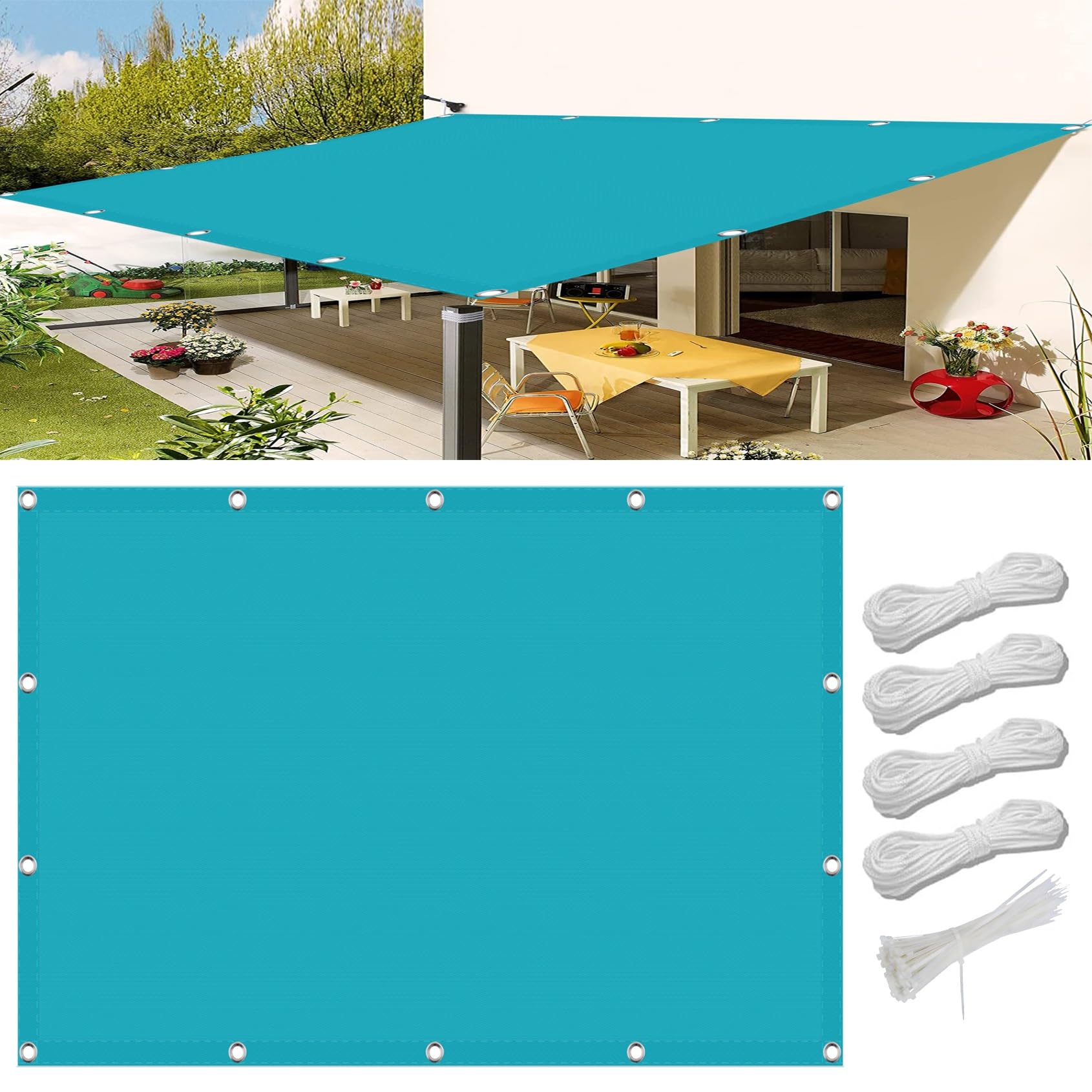 Amazon.co.jp: 日よけシート サンシェード 日除けセイル 3 x 10 m, UV