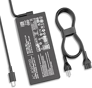 200W 20V 10A AC Adapter Compatible with ASUS Laptop Charger ROG Zephyrus G16 G14 GU605MY GU605MI GU605CP GA403WW GA403WR Flow Z13 GZ302EA TUF gaming A14 FA401UU FA401UV ProArt P16 H7606WV Power Supply