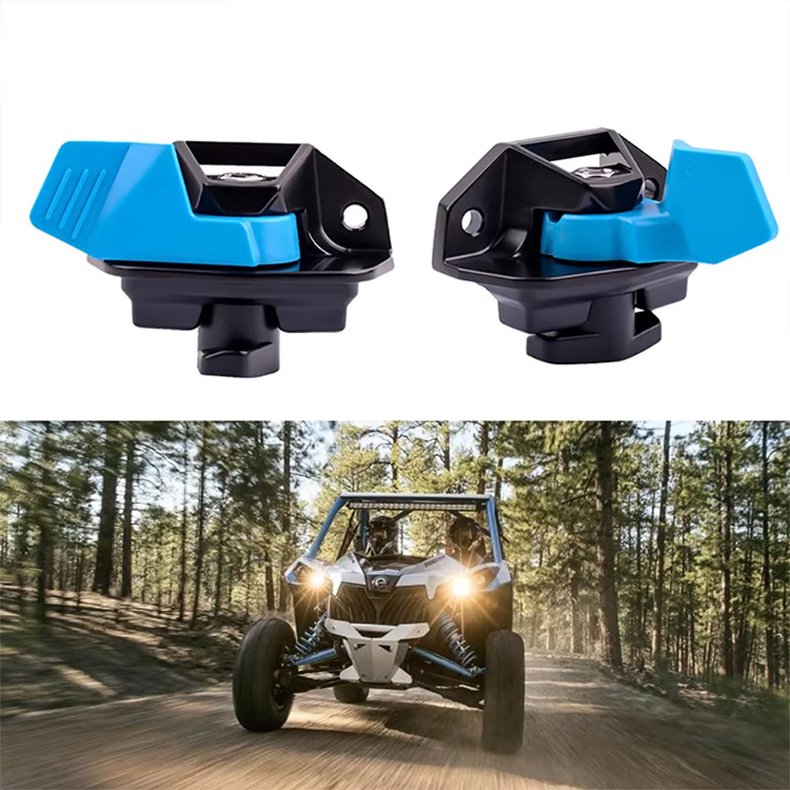Mécanisme de Fixation Rapide, Ensemble de Fixations pour Porte-Ski et Snowboard, pour UTV 715001707 715008044, loquet à dégagement Rapide