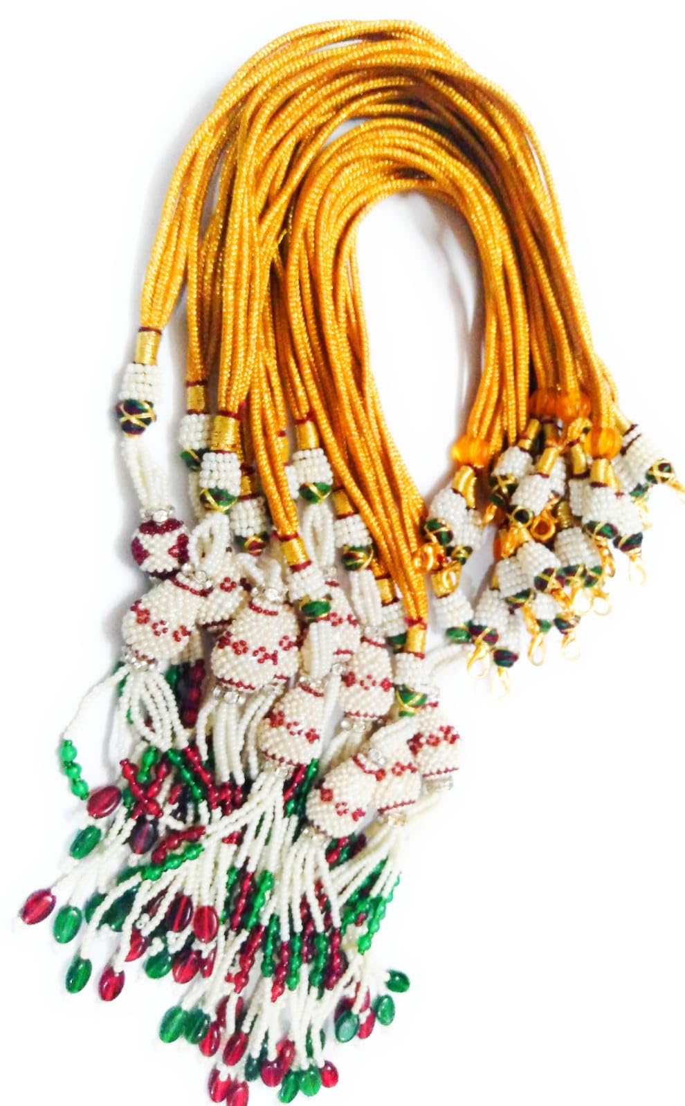 Pack of 12 Thread Silk Back Ropes for Jewelery Making Necklace Back Rope Dori, Silk Thread, Quilling and Terracotta Jewellery Making (B0B589P8LQ) Amazon Price History, Amazon Price Tracker