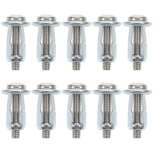 Anclaje de puerta hueca de metal, anclaje de puerta de metal para chapa de hierro, kit de reparación de puerta hueca, kit de roscas, pernos de