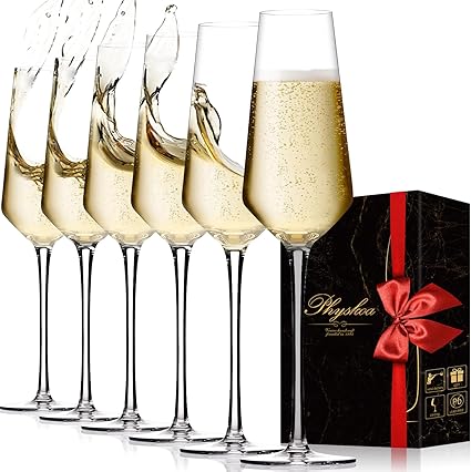 Amazon Physkoa シャンパンフルートグラス 6個セット 手吹きシャンパングラス 鉛フリー 8 5オンス ウェディングセット クリスマスギフト 結婚式 記念日 新築祝い 誕生日 新年 Physkoa ホーム キッチン 通販 Amazon Physkoa シャンパンフルートグラス 6個セット 手吹きシャンパングラス 鉛フリー 8 5オンス ウェディングセット クリスマスギフト 結婚式 記念日 新築祝い 誕生日 新年 Physkoa ホーム キッチン 通販