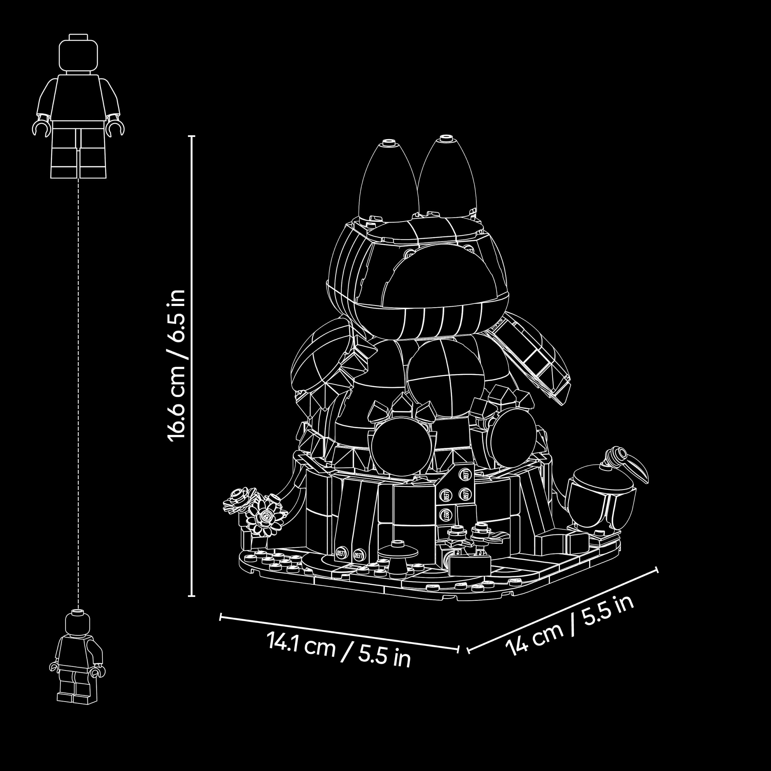 LEGO Pokémon Mampfaxo Figur - Modellbausatz für Erwachsene - Bauspielzeug aus dem Videospiel mit beweglichen Gliedmaßen & Kopf - DIY Zimmer Deko - Sammelbares Gaming Geschenk - 72150