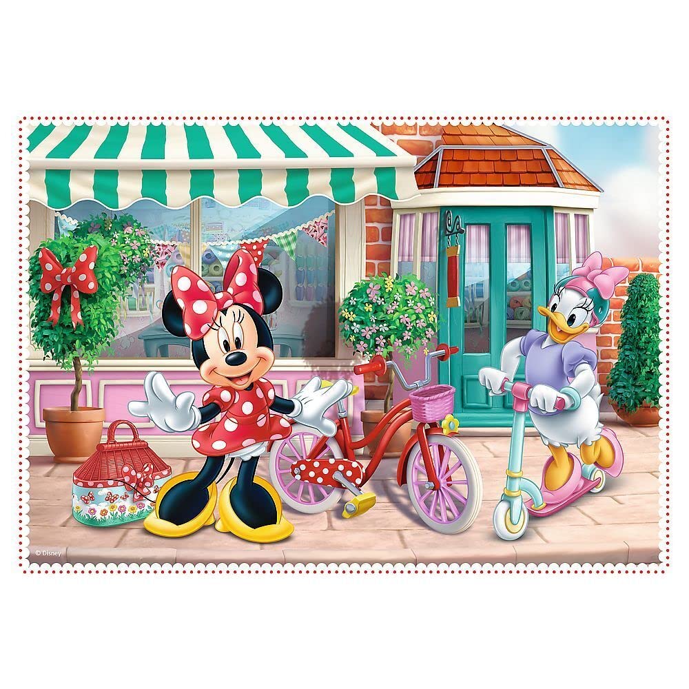 Trefl, Puzzle, Minnie mit Freunden, von 12 bis 24 Teilen, 4 Sets, für Kinder ab 3 Jahren, TR34355, mehrfarbig – Ansicht 3