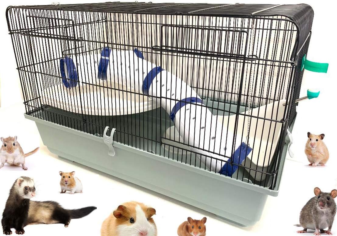 Large Universal Small Animal Ferret Home House Habitat Cage for Hamster Gerbil Rat Mice Mouse Rodent Dagus Degu