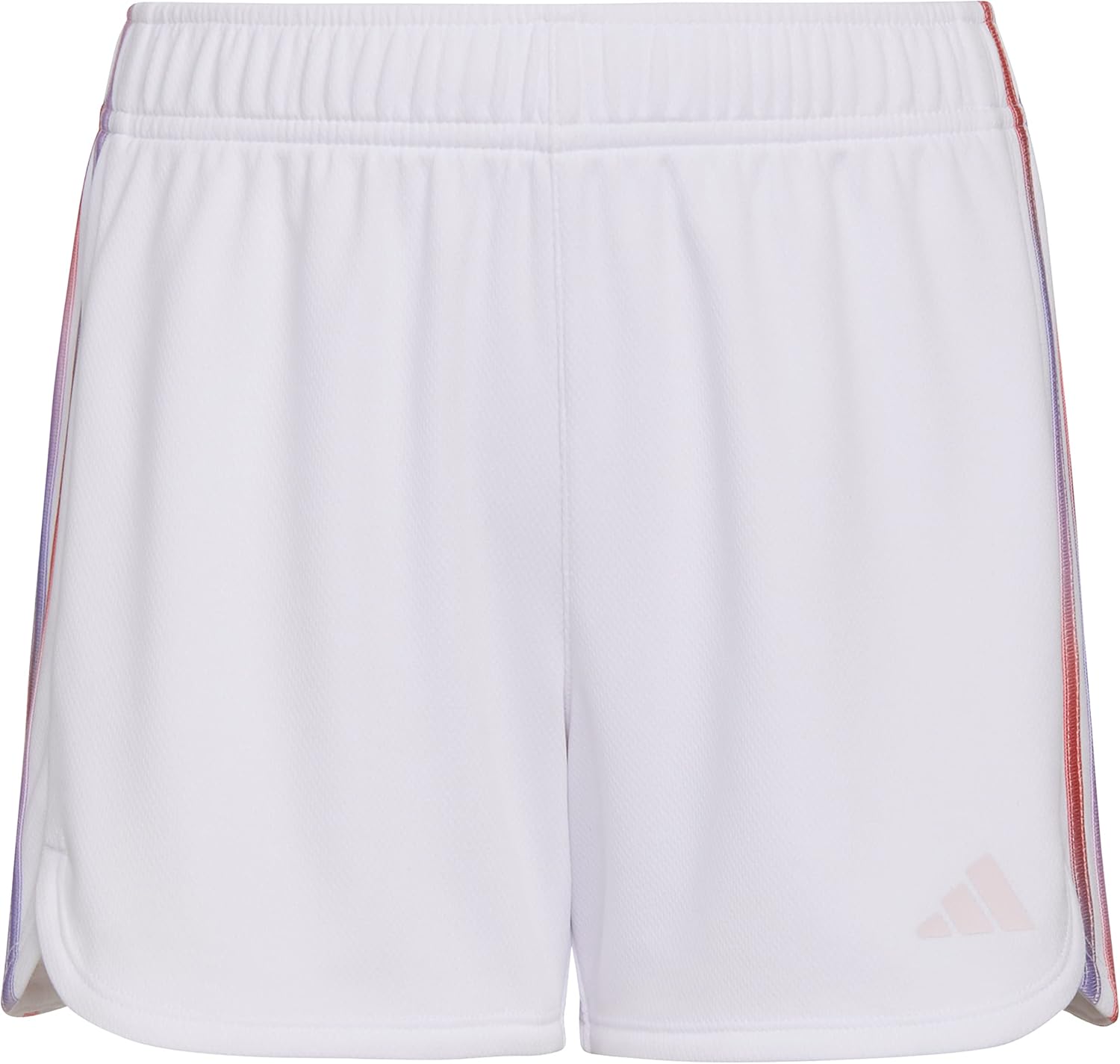 Adidas Girls Aeroready® Gradient 3-Stripes Pacer Lined Mesh Shorts